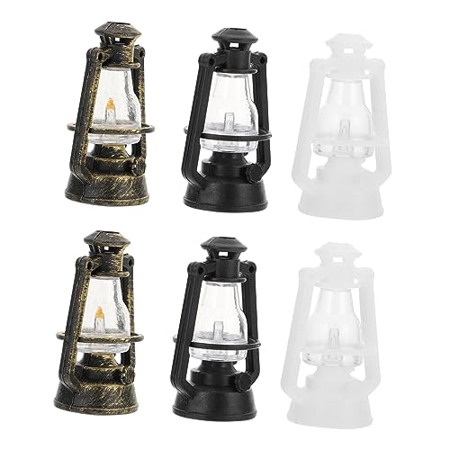 DECHOUS 6Stücke Miniaturlaterne Retro Kerosinlampen Für Puppenhaus DIY Zubehör Für Lebendige Szenen Kreative Dekoration Für Ihr Zuhause Oder Puppenhaus DECHOUS 6Stücke Miniaturlaterne Retro Kerosinlampen Für Puppenhaus DIY Zubehör Für Lebendige Szenen Kreative Dekoration Für Ihr Zuhause Oder Puppenhaus von DECHOUS