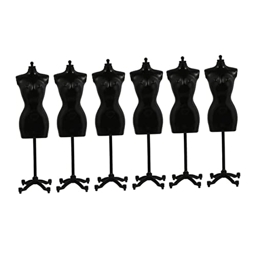 DECHOUS 6Stücke Puppenkleidstützen Mini Puppenkleidung Für Puppen Mannequins Zubehör Für Kreative Puppenmode Präsentationen von DECHOUS