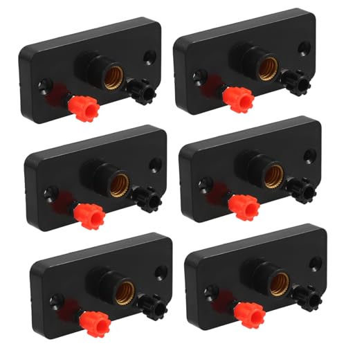 DECHOUS 6Stücke Schraubbirnenlichtbasis Für Physik Experimente DIY Schaltungen Und Lichthalter Educational Kit Für Lernzwecke Für Elektrische Stromkreise DECHOUS 6Stücke Schraubbirnenlichtbasis Für Physik Experimente DIY Schaltungen Und Lichthalter Educational Kit Für Lernzwecke Für Elektrische Stromkreise von DECHOUS
