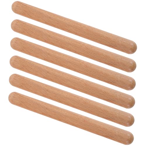 DECHOUS 6Stücke Teiliges Rhythmus Stöcke aus Holz Musikalisches für Kleinkinder für Erste Rhythmusübungen und Musikalische Sicher und Kosteneffektiv DECHOUS 6Stücke Teiliges Rhythmus Stöcke aus Holz Musikalisches für Kleinkinder für Erste Rhythmusübungen und Musikalische Sicher und Kosteneffektiv von DECHOUS
