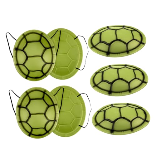 DECHOUS 7 Stück Schildkrötenpanzer-Requisiten Halloween-Attacken Kostümzubehör Kostümset Tierverkleidung Hülse Ninja Schildkröte Stofftier Partykostüm-Requisiten Eva Light Green DECHOUS 7 Stück Schildkrötenpanzer-Requisiten Halloween-Attacken Kostümzubehör Kostümset Tierverkleidung Hülse Ninja Schildkröte Stofftier Partykostüm-Requisiten Eva Light Green von DECHOUS