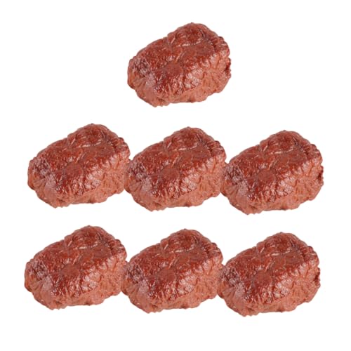 DECHOUS 7 Stück Simulationsrindfleischmodell Darüber Hinaus Party Rindfleisch Simulieren Gefälschte Steaks Steak Simulieren Realistisches Künstliches Fleisch Leben Groß Brown PVC DECHOUS 7 Stück Simulationsrindfleischmodell Darüber Hinaus Party Rindfleisch Simulieren Gefälschte Steaks Steak Simulieren Realistisches Künstliches Fleisch Leben Groß Brown PVC von DECHOUS