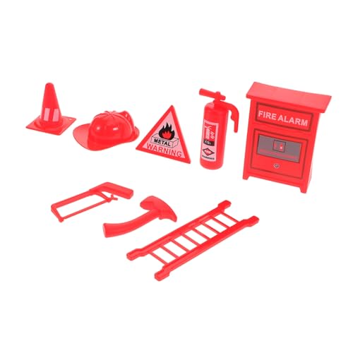 DECHOUS 8 Stück -Feuerzubehör Feuerwehrausrüstung Zubehör Partygeschenke für Feuerwehrleute Feuerlöscher Wasserspielzeug Feuerschütze Plastik rot DECHOUS 8 Stück -Feuerzubehör Feuerwehrausrüstung Zubehör Partygeschenke für Feuerwehrleute Feuerlöscher Wasserspielzeug Feuerschütze Plastik rot von DECHOUS