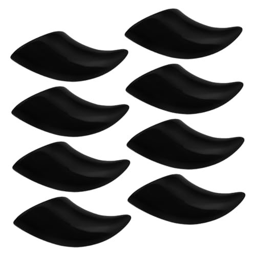 DECHOUS 8 Stück Fursuit-nagelzubehör Pfote Falsche Fingernägel Fursuit- Halloween-Handschuhe Fingerkrallen Harz Black von DECHOUS