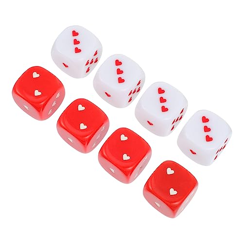 DECHOUS 8 Stück Liebe Würfelspielzeug acryl firnis spaß Party Supplies Chaps Farbe für Pool thematisiert großes Herz Herzen sechsseitige -Party-Requisiten Transparent DECHOUS 8 Stück Liebe Würfelspielzeug acryl firnis spaß Party Supplies Chaps Farbe für Pool thematisiert großes Herz Herzen sechsseitige -Party-Requisiten Transparent von DECHOUS