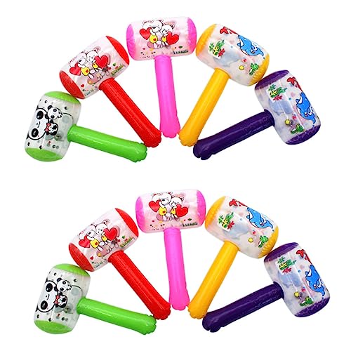 DECHOUS Aufblasbares Hammer-spielzeugset – 8-teiliges Hammer-set Mit Glockenmotiv Für Kinderpartys Und Spiele von DECHOUS