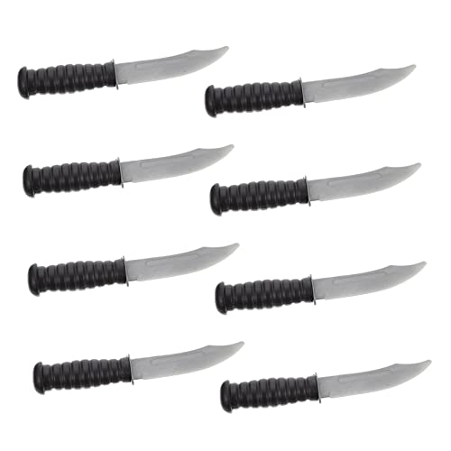 DECHOUS 8Stücke Teiliges Messer Dekorative Cutter Requisiten Für Halloween Und Piratenpartys Sicheres Und Realistisches Design Für Jungen von DECHOUS