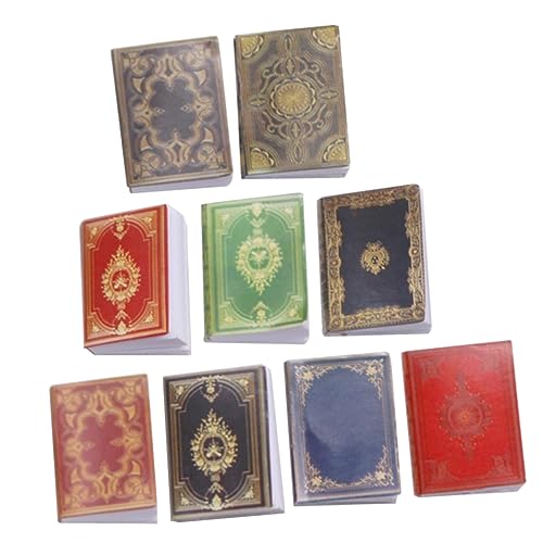 DECHOUS 9 Stück Puppenhaus Bücher Miniatur-Buchmodell kleine Spielzeugbücher Minibücher für Puppenhaus-Miniaturen Mini-Bücherspielzeug kleines Bücherset Kinderspielzeug Papierstau DECHOUS 9 Stück Puppenhaus Bücher Miniatur-Buchmodell kleine Spielzeugbücher Minibücher für Puppenhaus-Miniaturen Mini-Bücherspielzeug kleines Bücherset Kinderspielzeug Papierstau von DECHOUS