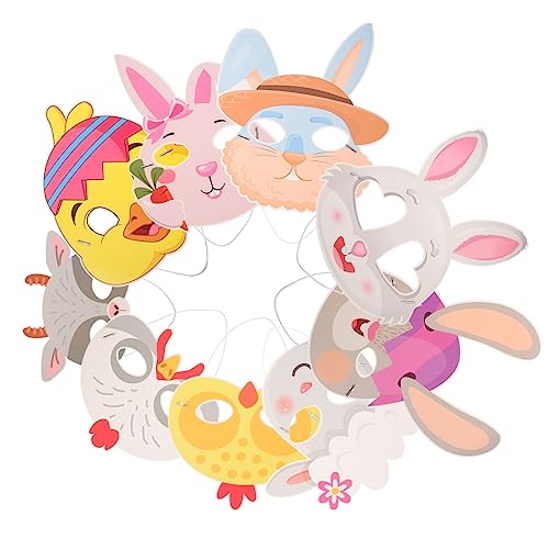 DECHOUS 9 Teilige Papiermaske Maskerade Halloween Wolf Gesichtsmaske Pelzige LED Maske Kostüm Poren Fuchsstreifen Schreimaske Hautpflege Tierdekorationen Säuberungsmasken DECHOUS 9 Teilige Papiermaske Maskerade Halloween Wolf Gesichtsmaske Pelzige LED Maske Kostüm Poren Fuchsstreifen Schreimaske Hautpflege Tierdekorationen Säuberungsmasken von DECHOUS