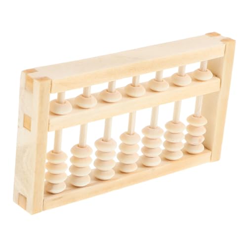 DECHOUS Abakus aus Holz holzspielzeug Abacus Nostalgisches Handgemachter Abacus Montessori Geburtstagsfoto-Requisitenrahmen Fototafel zum ersten Geburtstag Khaki DECHOUS Abakus aus Holz holzspielzeug Abacus Nostalgisches Handgemachter Abacus Montessori Geburtstagsfoto-Requisitenrahmen Fototafel zum ersten Geburtstag Khaki von DECHOUS