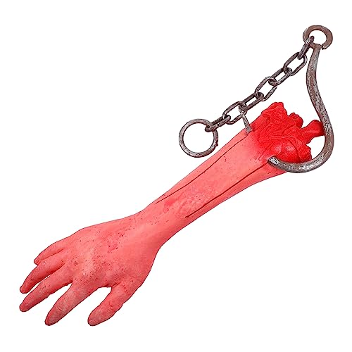 DECHOUS Abgetrenntes Handspielzeug Dekorationen Halloween Handschmuck Gebrochenes Körperteil Abgetrennte Hand Geisterhaushand Spukhaus Requisiten Gefälschte Hand Emulsion von DECHOUS