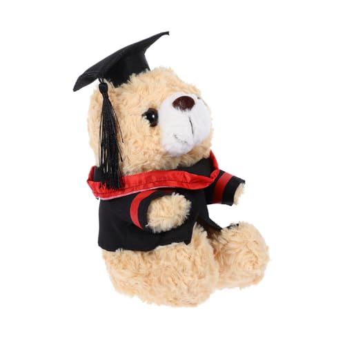 DECHOUS Abschluss Bär Plüschfigur mit Doktorhut Lustiges zur Graduierung Süßes Stofftier für Tischdekoration und Absolventen Abschiedsgeschenk für Studenten DECHOUS Abschluss Bär Plüschfigur mit Doktorhut Lustiges zur Graduierung Süßes Stofftier für Tischdekoration und Absolventen Abschiedsgeschenk für Studenten von DECHOUS