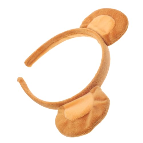 DECHOUS Affenohren Stirnband Haarband Cosplay Prop Party Haar Accessoire Affenohr Requisite Affenkostüm Mädchen Kopfbedeckung Party Kopf Schimpanse Affenohr Stirnband Affenkostüm von DECHOUS
