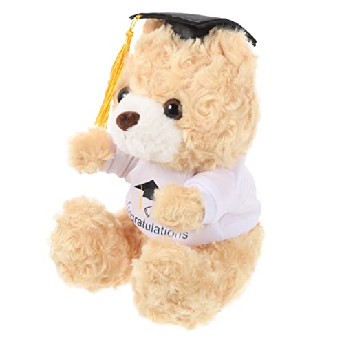 DECHOUS Arzt Hut Puppe Kuscheltier High-School-Abschlussbär Abschluss-Tierspielzeug Stopfer Abschlussbär Absolvent Stofftier Abschluss Stofftier Abschluss Bär PP Baumwolle Hellbraun DECHOUS Arzt Hut Puppe Kuscheltier High-School-Abschlussbär Abschluss-Tierspielzeug Stopfer Abschlussbär Absolvent Stofftier Abschluss Stofftier Abschluss Bär PP Baumwolle Hellbraun von DECHOUS