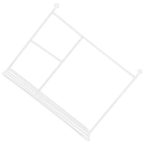 DECHOUS Aufbewahrungsständer Kleiderständer Präsentationsständer Für Puppenkleider Puppenkleiderregal Puppenkleidung Stehen Puppenbekleidungsregal Puppenbekleidung Displayhalter Weiß Eisen von DECHOUS
