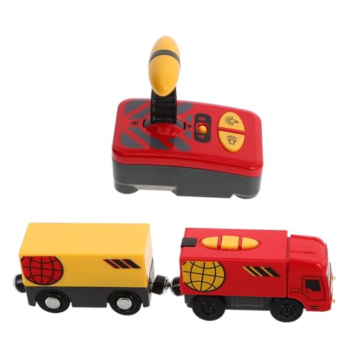 DECHOUS Batteriebetriebenes Eisenbahnspielzeug für Kreatives Eisenbahnset mit Realistischem Design Kompatibel mit Holzschienen Fördert Vorstellungskraft und Koordination DECHOUS Batteriebetriebenes Eisenbahnspielzeug für Kreatives Eisenbahnset mit Realistischem Design Kompatibel mit Holzschienen Fördert Vorstellungskraft und Koordination von DECHOUS