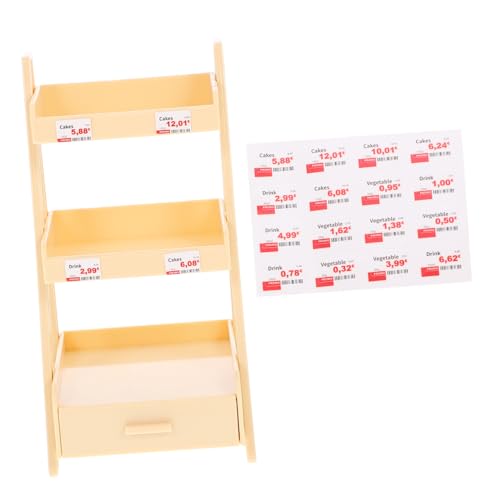 DECHOUS Blumenständer für Storage Shelves Storage Shelf Kinderzimmer Aufbewahrungsständer puppenstubenmöbel Miniatur Puppenstubenregal Mini-Regal Mini-Aufbewahrungsständer Abs Beige DECHOUS Blumenständer für Storage Shelves Storage Shelf Kinderzimmer Aufbewahrungsständer puppenstubenmöbel Miniatur Puppenstubenregal Mini-Regal Mini-Aufbewahrungsständer Abs Beige von DECHOUS