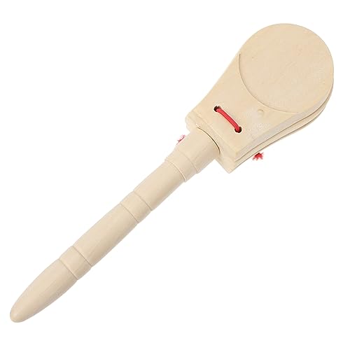 DECHOUS Castanet Kinderpercussion Musikinstrument Aus Holz Sicheres Und Langlebiges Kinderspielzeug Für Musikalische Früherziehung Für Kindergarten Und Zuhause von DECHOUS