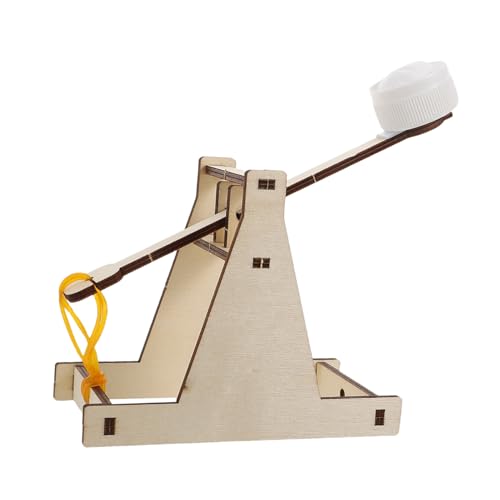DECHOUS DIY Holz Wurfgerät Bausatz Stem Lernset für Interaktives Physik Projekt Robustes Holzmaterial Kreative Handarbeit Fördert Mechanisches Verständnis und Eltern Junge Mädchen von DECHOUS