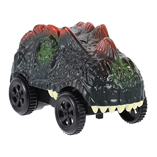 DECHOUS Dinosaurier-Auto für kinderspielzeug Kreatives Dinosaur Spielzeugauto Mini-Track-Car- Cartoon-Rennwagen Autospielzeug Abs Green von DECHOUS