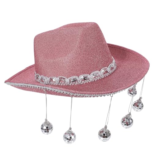 DECHOUS Disco-hut Breiter Hut Für Cosplay Cowgirl 2023 Neujahrs-mottoparty Requisite Dekoratives Kostümzubehör DECHOUS Disco-hut Breiter Hut Für Cosplay Cowgirl 2023 Neujahrs-mottoparty Requisite Dekoratives Kostümzubehör von DECHOUS