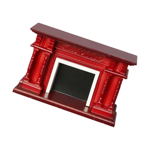 DECHOUS Miniatur-Kamin Aus Holz Im Maßstab 112 Puppenhaus-zubehör Realistische Outdoor-Werkzeuge Hausdekor Ornament Für Mini-Szene von DECHOUS