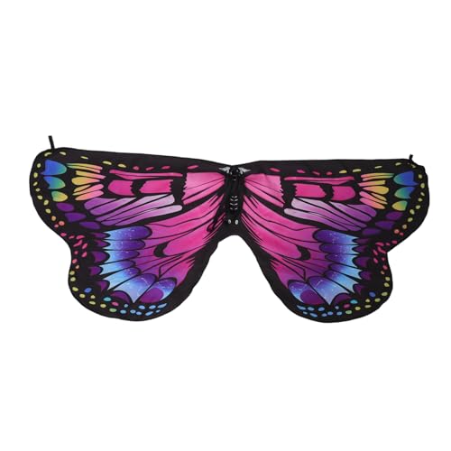 DECHOUS Doppelseitige Schmetterlingsflügel Umhang Monarch Flügel Cape mit Farbigem Druck Leichtes Atmungsaktives Kostüm für Mädchen für Halloween Partys und Verkleidungsspiele DECHOUS Doppelseitige Schmetterlingsflügel Umhang Monarch Flügel Cape mit Farbigem Druck Leichtes Atmungsaktives Kostüm für Mädchen für Halloween Partys und Verkleidungsspiele von DECHOUS