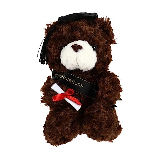 DECHOUS Dr. Bärenpuppe Abschluss gefüllt ausgestopft Girly Kuscheltier Tiere Herzlichen Glückwunsch Grad Stoffspielzeug Stopfer Abschlussbär Bär der Abschlusssaison Plüsch DECHOUS Dr. Bärenpuppe Abschluss gefüllt ausgestopft Girly Kuscheltier Tiere Herzlichen Glückwunsch Grad Stoffspielzeug Stopfer Abschlussbär Bär der Abschlusssaison Plüsch von DECHOUS