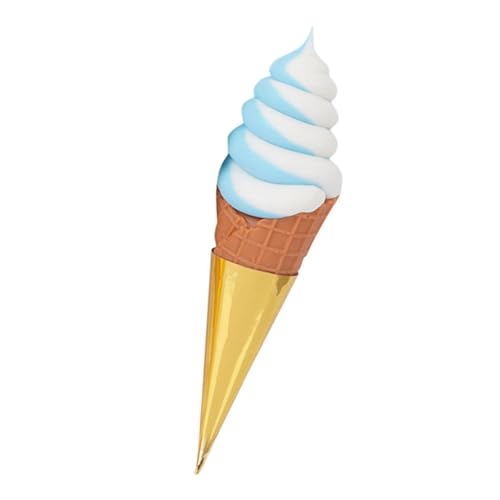 DECHOUS Eismodell Zapfen Eiscreme Eistüte Eisspielzeug Klein Eiskegel Mini Dekorationen Künstliches Eisdekor Fotografieren Realistisches Blue PVC DECHOUS Eismodell Zapfen Eiscreme Eistüte Eisspielzeug Klein Eiskegel Mini Dekorationen Künstliches Eisdekor Fotografieren Realistisches Blue PVC von DECHOUS
