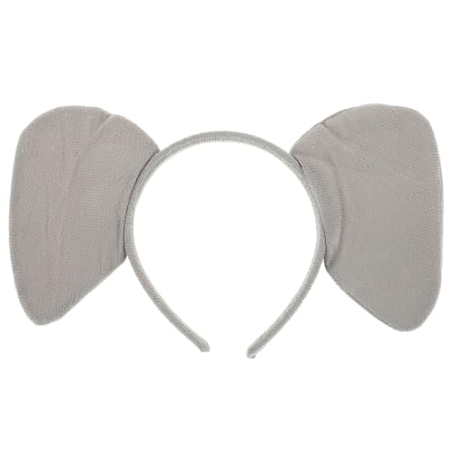 DECHOUS Elefantenohr-Stirnband Plüschtier Hariband Kreative Kopfbedeckung Für Halloween Weihnachten Karneval Mottoparty Cosplay Kostümzubehör von DECHOUS