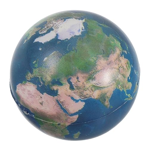 DECHOUS Erdmodell lernspielzeug Mini-Globen Mini -Bälle Wissenschaftsmodell matschiger Ball Globe Toy Globuskugel Stressball Dekorationen zum Tag der Erde Kugeln Schwamm von DECHOUS