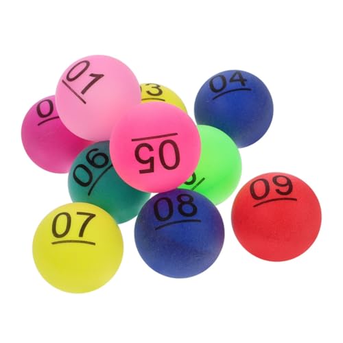 DECHOUS Farbe Zahlenball Lotteriekugeln Tombola-Kugelnummern Bingokugeln mit Käfig Gewinnspielkugeln -Ball-Maschine Bingo-Zahlen pp DECHOUS Farbe Zahlenball Lotteriekugeln Tombola-Kugelnummern Bingokugeln mit Käfig Gewinnspielkugeln -Ball-Maschine Bingo-Zahlen pp von DECHOUS