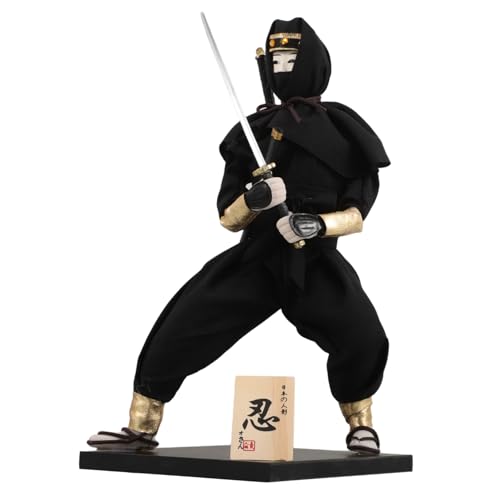 DECHOUS -Figur Japanische Puppen Sammlerpuppen Ninja Deko Kunstvolle Puppen Elegante Dekoartikel Japanisches Kriegerstatuen japanische Heimdekoration -Puppen Gips Black DECHOUS -Figur Japanische Puppen Sammlerpuppen Ninja Deko Kunstvolle Puppen Elegante Dekoartikel Japanisches Kriegerstatuen japanische Heimdekoration -Puppen Gips Black von DECHOUS