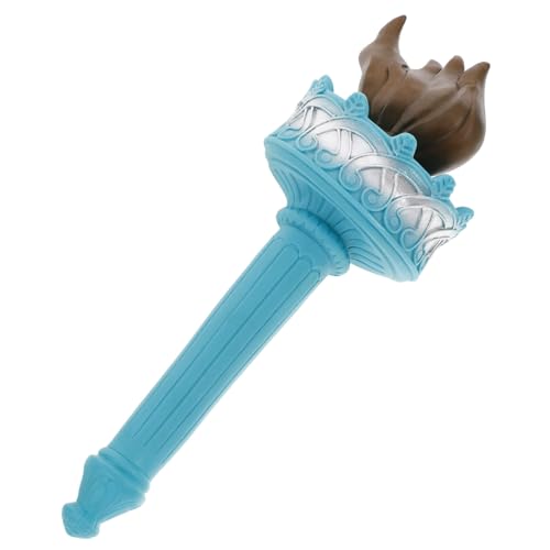 DECHOUS Freiheitsstatue Kostüm Stirnband und Fackel Patriotische Kopfbedeckung für Damen Nationalfeiertag Mottoparty Leicht und Bequem für Rollenspiel und Kostümfeiern von DECHOUS