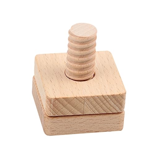 DECHOUS Frühes Lernspielzeug Für Holz Schraubenspielzeug Mit Geometrischen Formen Kognitives Motorik Und Kreativität Für Kleinkinder Ab Jahren von DECHOUS