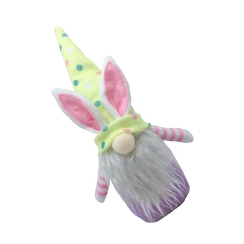 DECHOUS Gesichtloses Ostern Kaninchen- GNOME-Puppen-Desktop-dekore Ausgestopft Tiere Minihase GNOME-puppenhaus-plüsch Dinosaurier Süßer Hase Gnomenfiguren Lulu Stoff Yellow DECHOUS Gesichtloses Ostern Kaninchen- GNOME-Puppen-Desktop-dekore Ausgestopft Tiere Minihase GNOME-puppenhaus-plüsch Dinosaurier Süßer Hase Gnomenfiguren Lulu Stoff Yellow von DECHOUS