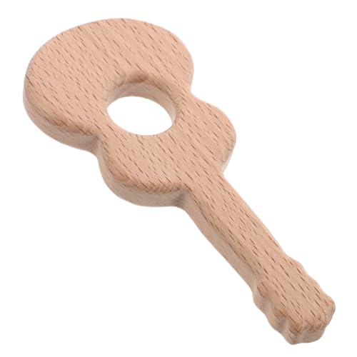 DECHOUS Gitarrenschmuck für deko Miniatur Gitarre kleine Musikinstrumente als Schmuck Ornamente für Musikinstrumente E-Gitarren-Ornament Holz Khaki von DECHOUS