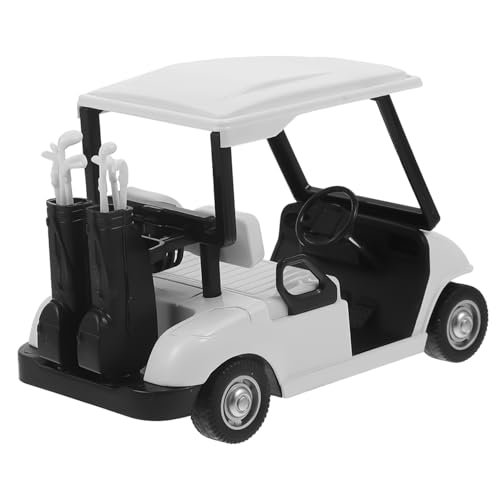 DECHOUS Golfwagen Modell aus Metalldruckguss Detailreiches Golf Cart Robustes Sammlerstück und Schreibtischdekoration für Golffans von DECHOUS