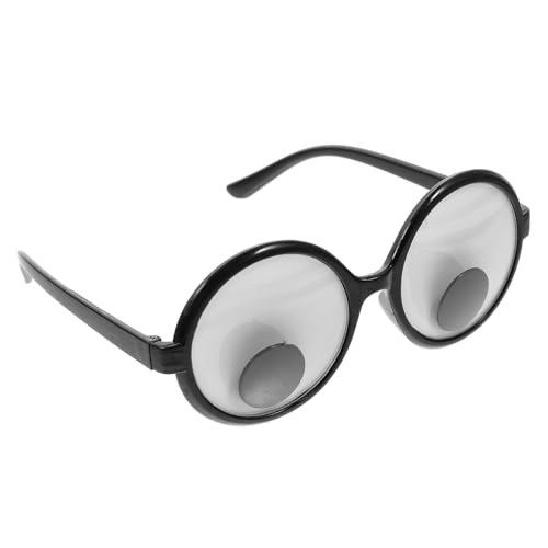 DECHOUS Googly-Brille Halloween-Party-Brille Gefälscht Festival Beugungsgläser Sonnenbrillen Männer Lustige Kulleraugen-Brille Lustige Halloween-Brille Cool Trendy Rave-Brille Plastik von DECHOUS
