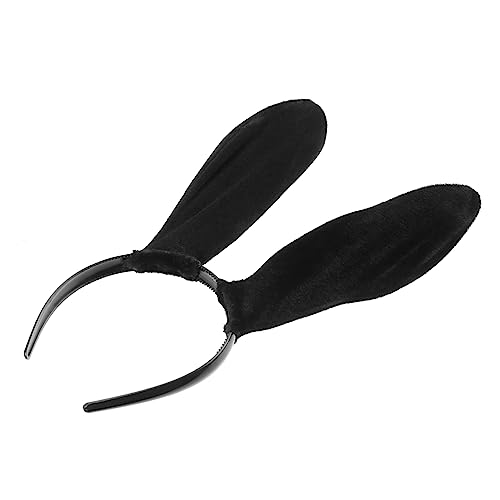 DECHOUS Halloween Haarband Mit Kreativen Hasenohren Schwarzes Kostümzubehör Für Karneval Maskerade Und Cosplay Partys Ideal Für Halloween Feiern Und Festliche Anlässe von DECHOUS