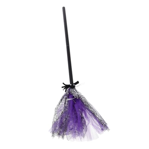 DECHOUS Halloween Hexenbesen Cosplay Zauberbesen mit Abnehmbarem Reisigstiel Einheitsgröße für Hexenkostüm Halloween Party Masquerade Bühnenauftritt DECHOUS Halloween Hexenbesen Cosplay Zauberbesen mit Abnehmbarem Reisigstiel Einheitsgröße für Hexenkostüm Halloween Party Masquerade Bühnenauftritt von DECHOUS