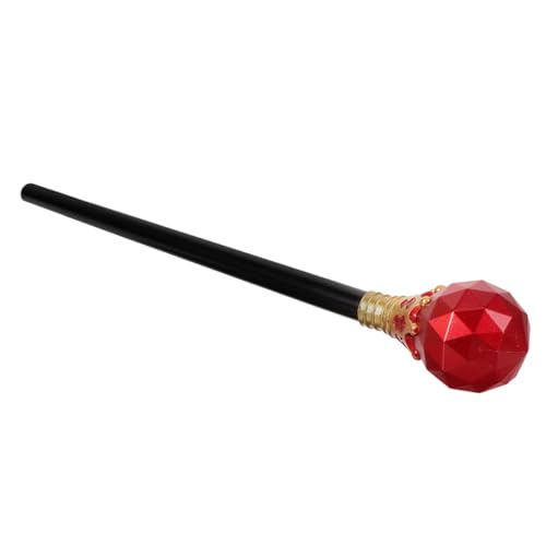 DECHOUS Halloween Kleinkinder Dekorationen Mini Stöcke Prinzessinnen-fee-zauberstab-kit Dame Piratenzubehör Für Spaß Party Kostüm Cosplay-verzierung Kinderstock Rot Plastik von DECHOUS