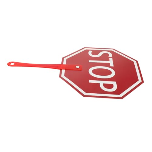DECHOUS Handhalteschild Requisiten Hand Stoppschild Lehrerbedarf Für Das Klassenzimmer Hand Stoppschild Klassenzimmer Großmengenbedarf Stopp Langsam Schild Mit Griff Hand von DECHOUS