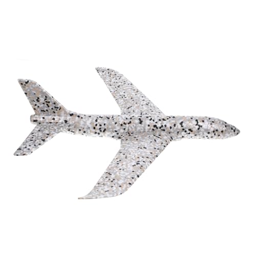 DECHOUS Handwurf Flugzeug Ebene Flugzeug Modell Flugzeug Flugzeug Thema Party Ostergeschenk Flugzeugform Flugzeug-Gastgeschenke Schaumstoffflugzeuge für epp Silver von DECHOUS