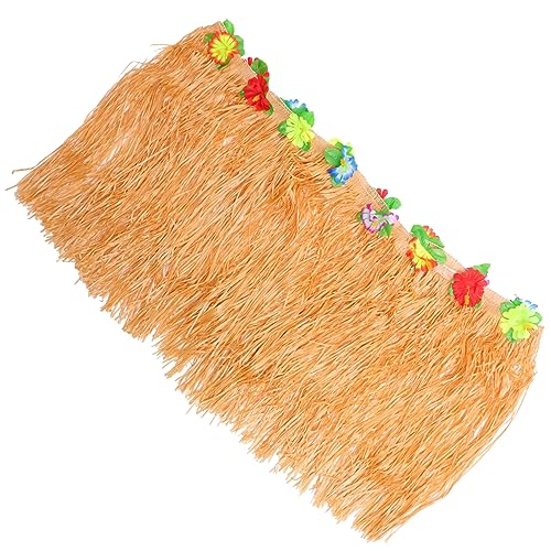 DECHOUS Hawaiianischer Grasrock-tischrock – Party-fotoautomaten-Requisiten Bar- Dekorativer Tischrock Für Hochzeiten von DECHOUS