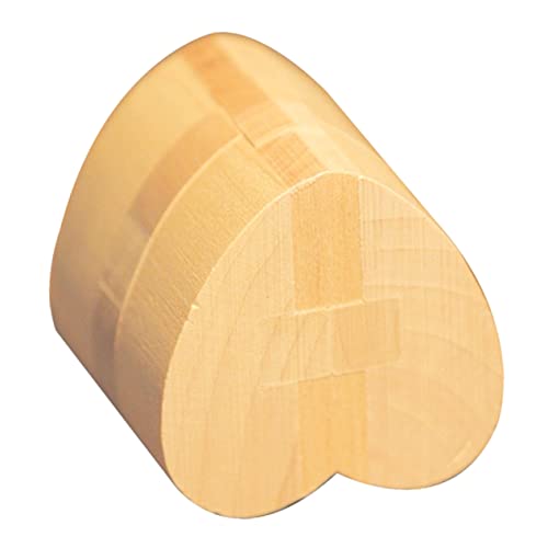 DECHOUS Herzförmiges Kongming-Schloss für kinderspielzeug Toys holzspielzeug DIY Holzschloss zusammengebautes lustiges hölzern DECHOUS Herzförmiges Kongming-Schloss für kinderspielzeug Toys holzspielzeug DIY Holzschloss zusammengebautes lustiges hölzern von DECHOUS