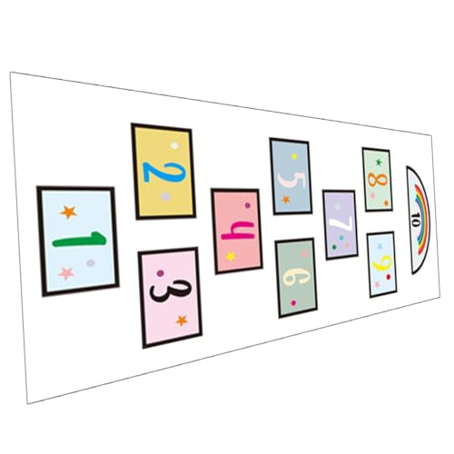 DECHOUS Himmel Und Hopping-Aufkleber Puzzle Für – Kreative Wandaufkleber Mit Zahlen Für EIN Interaktives Zahlenspiel Im Kinderzimmer - Ideal Für Die Sinneswandgestaltung DECHOUS Himmel Und Hopping-Aufkleber Puzzle Für – Kreative Wandaufkleber Mit Zahlen Für EIN Interaktives Zahlenspiel Im Kinderzimmer - Ideal Für Die Sinneswandgestaltung von DECHOUS