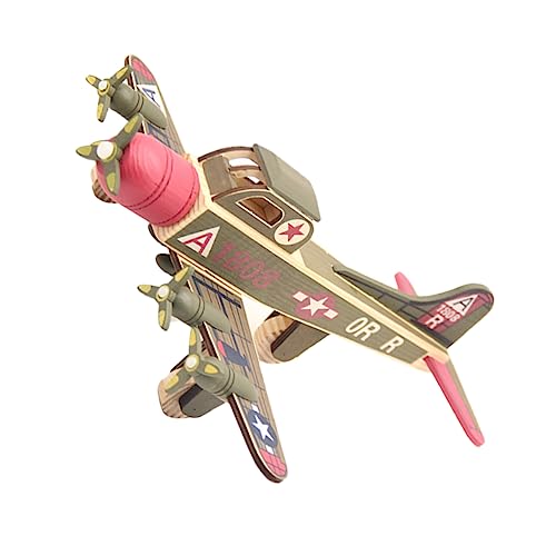 DECHOUS Holz Flugzeug Modell Für Frühe Bildungsspielzeug Sicher Und Geruchlos Fördert Die Geschicklichkeit Und Verständnis Für Flugzeuge Für Jungen DECHOUS Holz Flugzeug Modell Für Frühe Bildungsspielzeug Sicher Und Geruchlos Fördert Die Geschicklichkeit Und Verständnis Für Flugzeuge Für Jungen von DECHOUS