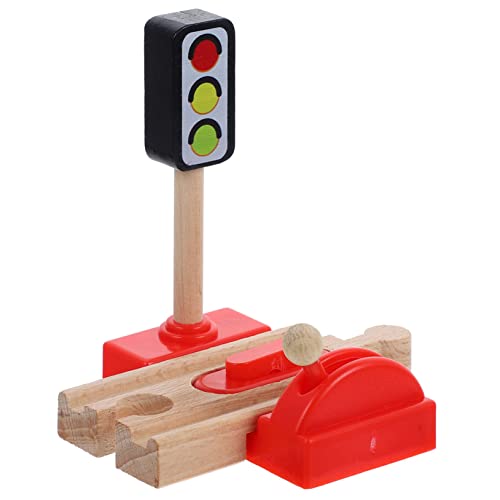 DECHOUS Holzspielzeug Zug Zubehör Holz Straßenblock Mit Hubfunktion Für Lustiges Straßenblockmodell Für Holzeisenbahnwelt DECHOUS Holzspielzeug Zug Zubehör Holz Straßenblock Mit Hubfunktion Für Lustiges Straßenblockmodell Für Holzeisenbahnwelt von DECHOUS