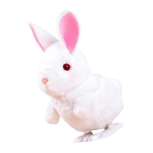 DECHOUS Hüpfendes Hasenspielzeug aus Plüsch Kaninchen Hase Plüschtier Kinderparty Gefälligkeiten ausgestopft Hase Hase Plüsch Kleintierspielzeug Urlaub Party Gefälligkeiten Plastik Weiß DECHOUS Hüpfendes Hasenspielzeug aus Plüsch Kaninchen Hase Plüschtier Kinderparty Gefälligkeiten ausgestopft Hase Hase Plüsch Kleintierspielzeug Urlaub Party Gefälligkeiten Plastik Weiß von DECHOUS